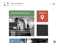 Tablet Screenshot of informaat.com