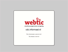 Tablet Screenshot of cdc.informaat.nl
